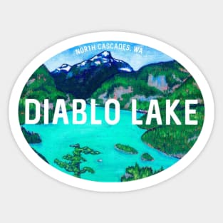 Diablo Lake Souvenir Sticker